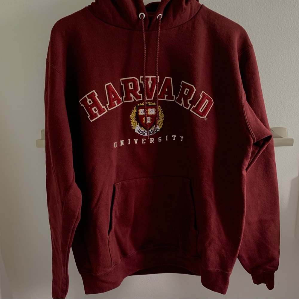 HARVARD champion applique hoodie
